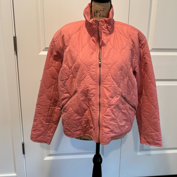 Lucky Brand Jackets & Blazers - 🍀Lucky Brand 🍀 Quilted Jacket only used once.  A beautiful muted pink